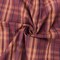 Red-Multi Cotton Spandex Plaid Madras Woven Fabric By the Yard